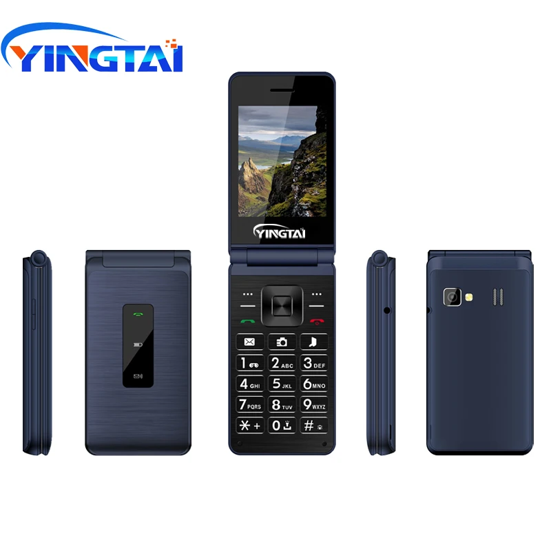 Сотовый телефон YINGTAI T39L GSM с откидной крышкой FM фонарь две SIM карты 2 8 дюйма кнопка