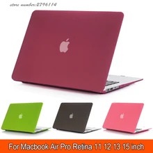 Чехол для Macbook air 13, Жесткий Чехол для Apple Macbook Pro 13 Air 11 13 15 retina, сумка для ноутбука Macbook Pro 13, чехол