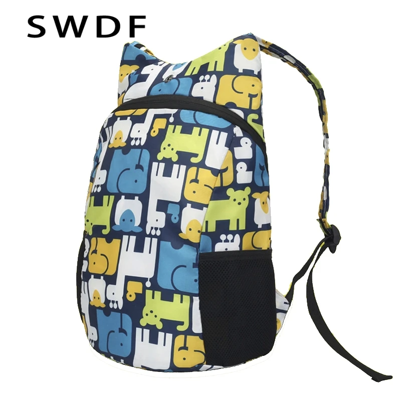 

SWDF Hot New Children School Bags For Teenagers Boys Girls Big Capacity School Backpack Waterproof Satchel Kids Book Bag mochila