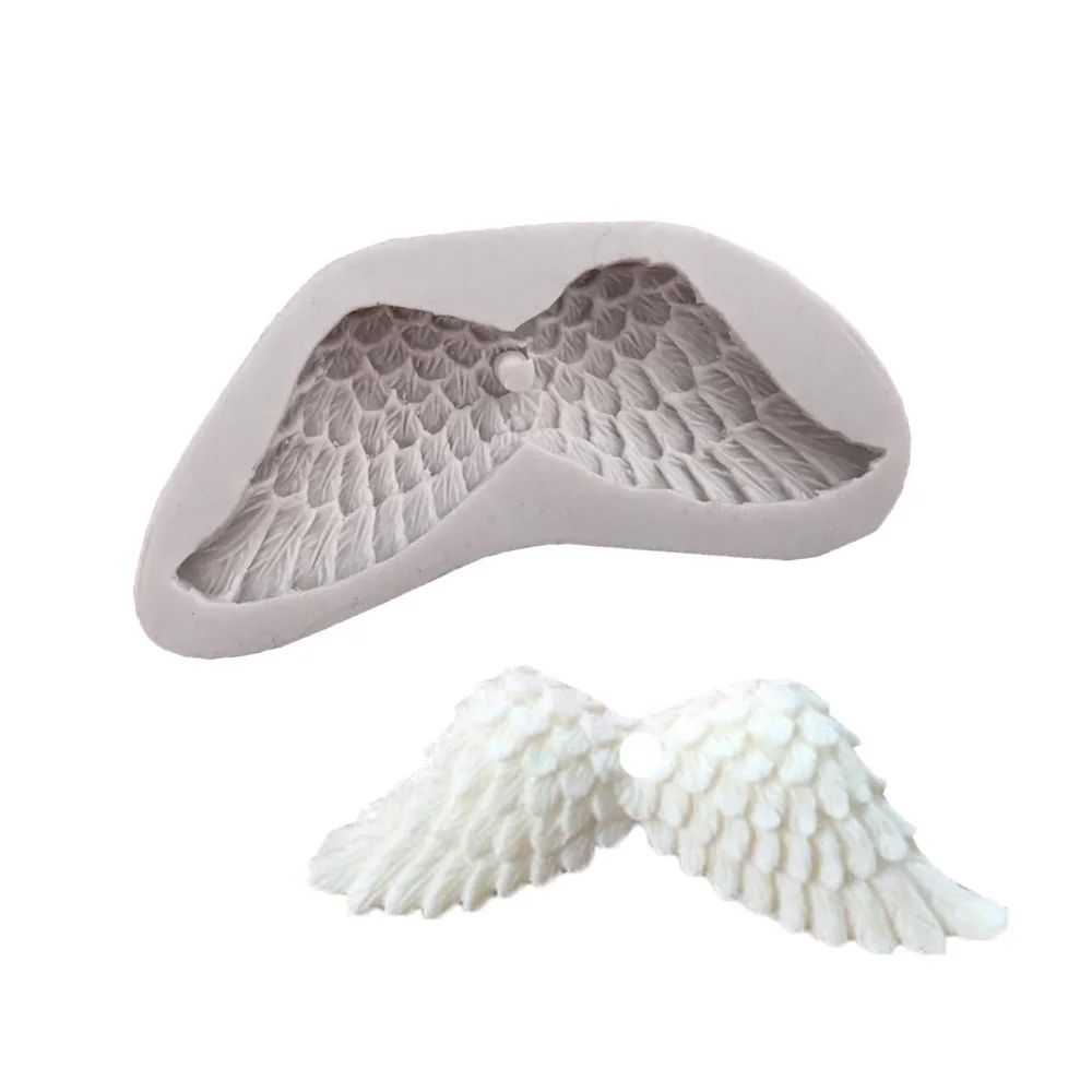 Новые крылья ангела 3D силиконовые формы помадка формочка для торта инструменты для украшения DIY Жевательная паста Кухня Формы для выпечки шоколадная форма кекс бумага - Цвет: Princess skirt style
