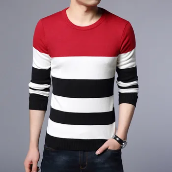

Jbersee Sweater Pullover Men 2017 Male Brand Casual Slim Wool Knitted Cashmere Mens Pullover Sweaters