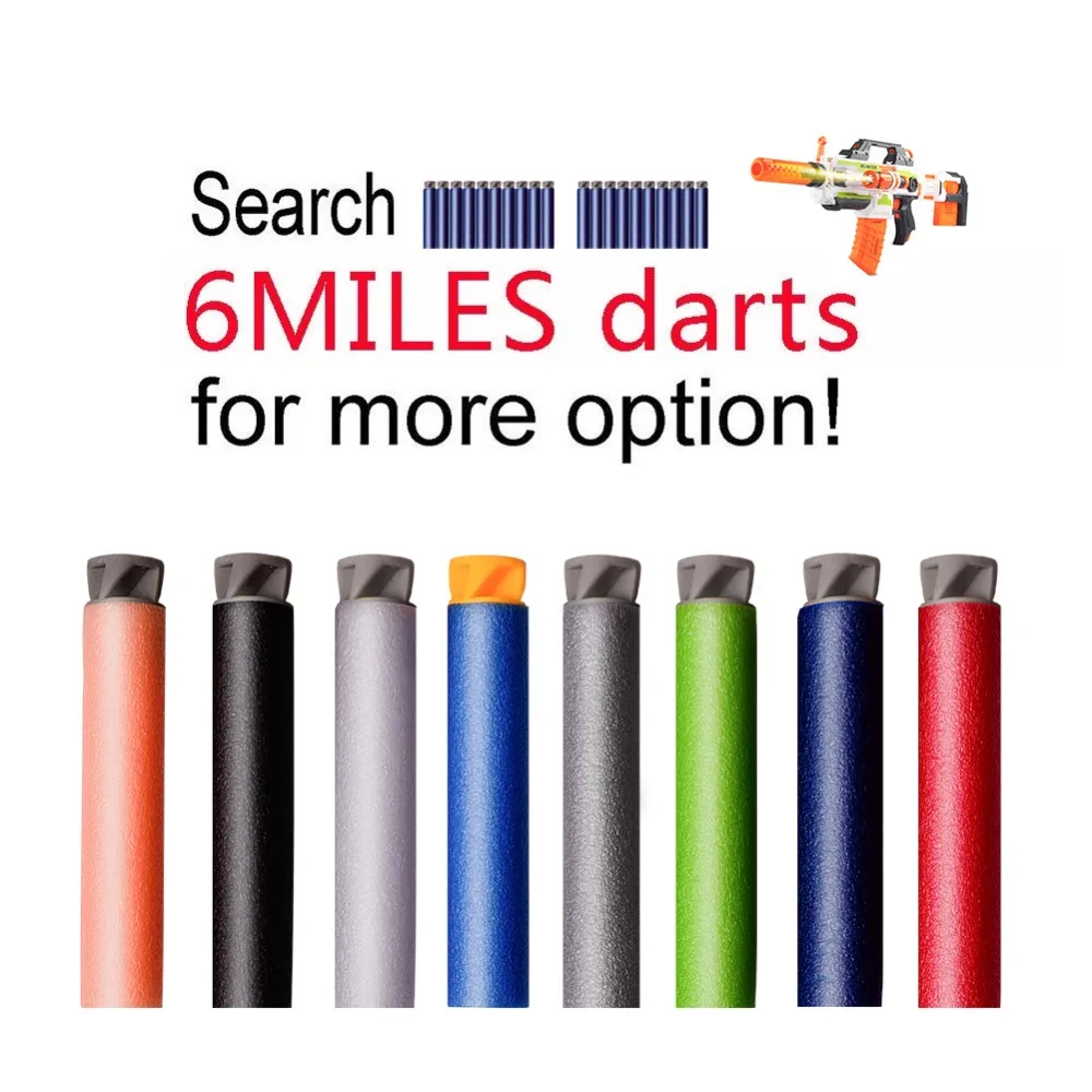 Packs of 6 NERF Foam Darts for N-strike Elite Series Blasters Bullets for sale online 