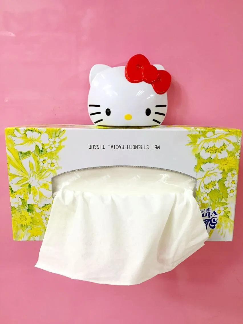 Бытовой hello kitty для полотенец, на присоске, с зажимом, креативная прочность, бесшовный настенный держатель для туалетной бумаги на присоске, стойка для ванной и кухни