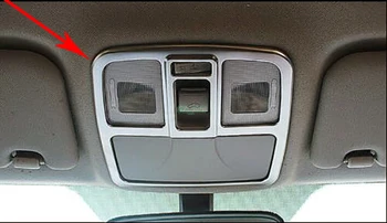 

Car styling Inner Roof Dome Front Reading Light Cover Trim ABS Chrome 1pcs FOR Hyundai Tucson ix35 2010 2011 2012 2013 2014