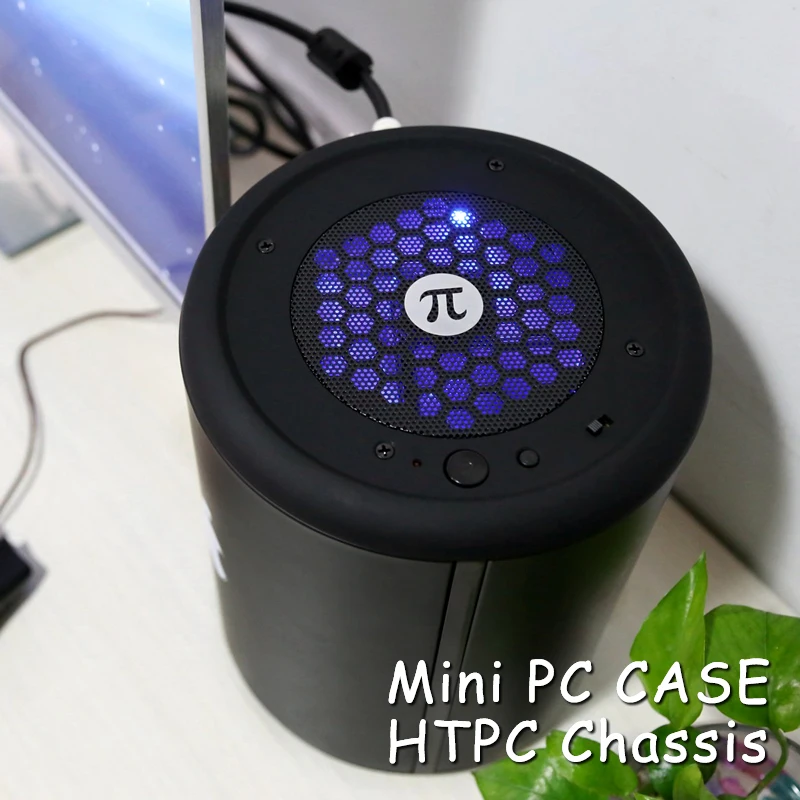 Горячая Распродажа, чехол для компьютера Mini ITX, мини HTPC, настольный корпус, круглый чехол