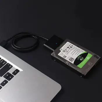 

USB 3.0 to SATA III Adapter Cable With UASP SATA to USB Converter for 2.5in 3.5in Hard Drives Disk HDD and Solid State Drives