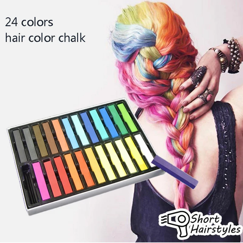 Hot Sale 1 SET 24 Colors Non-toxic Hair Chalk DIY Easy Temporary Salon Colors Hair Chalk Dye Soft Hair Pastels Kit Hair Beauty Hot Sale 1 SET 24 Colors Non-toxic Hair Chalk DIY Easy Temporary Salon Colors Hair Chalk Dye Soft Hair Pastels Kit Hair Beauty