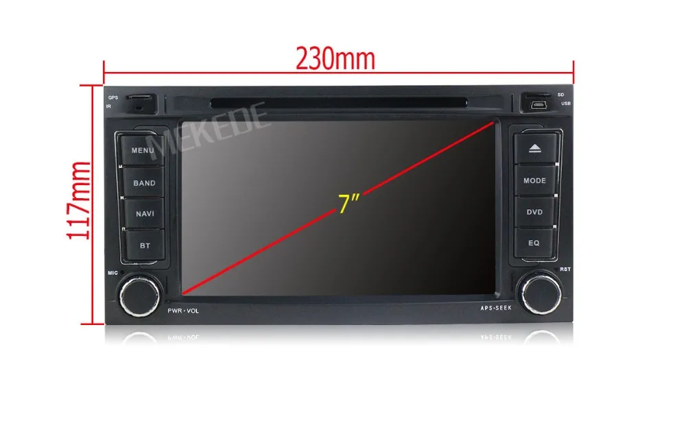 Excellent Wholesales! 7 Inch Android 7.1.1 Car DVD Player For VW/Volkswagen/Touareg With Canbus Wifi GPS Navigation Bluetooth Radio 3