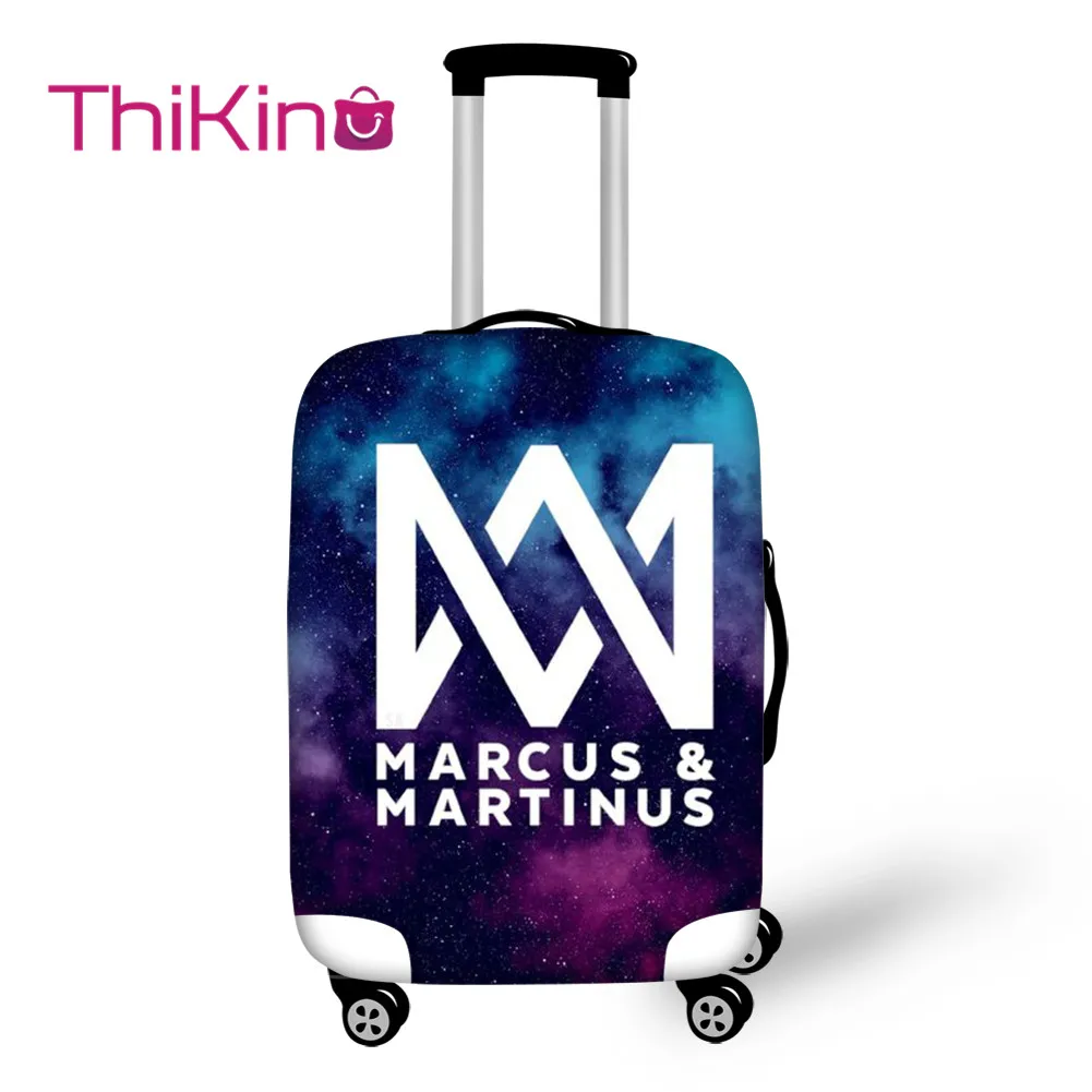 

Thikin Marcus and Martinus Travel Luggage Cover for Teens School Trunk Suitcase Protective Cover Travel Bag Protector Jacket
