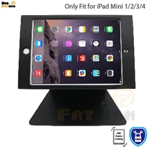 Tablet pc stand for iPad mini 1 2 3 4 holder desktop security holder stand for kiosk POS secure with lock shop support display