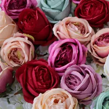 Имитация больших роз, искусственные розы, шелковые цветы, сделай сам, Свадебный магазин, окно, дисплей, отель, стена, сделай сам, украшение для дома