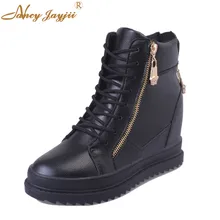 Летние модные черные Лоферы женские круглый носок Туфли без каблуков женские ботинки из овчины кроссовки одноцветное обувь на молнии женские soulier Спорт залить дама