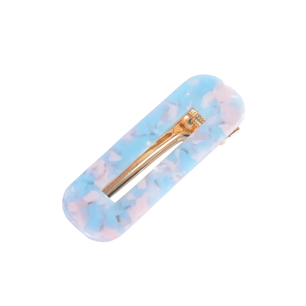 Acetate Hairpins Fashion hair jewelry for women french barrettes Girl Vintage Acrylic Leopard Hair pins Duckbill Hairgrips (8)