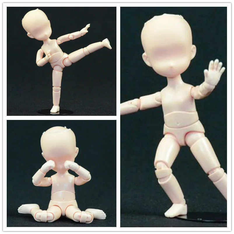 

Baby figma Archetype Q Body Kun Pale Orange Color Version 13cm Figma PVC Action Figure Resin Collection Model Toy Gifts Cosplay