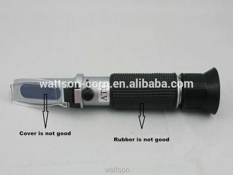 Hand hold copper brix portable refractometer, sugar refractometer sugar testing 0-32% Low price