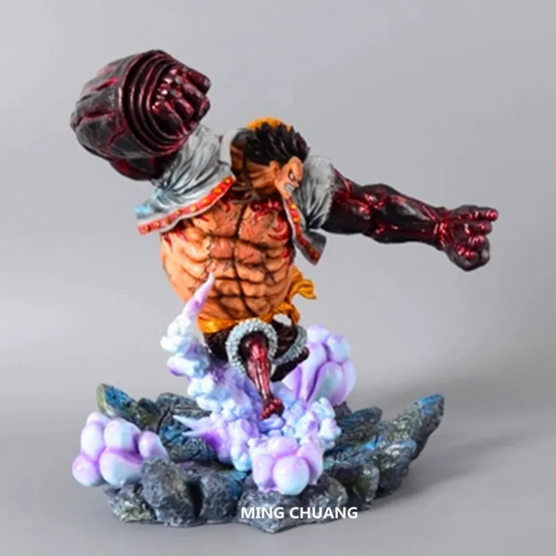 Цельная Статуя обезьяны D. Luffy бюст соломенная шляпа Пираты обезьяна Искусство