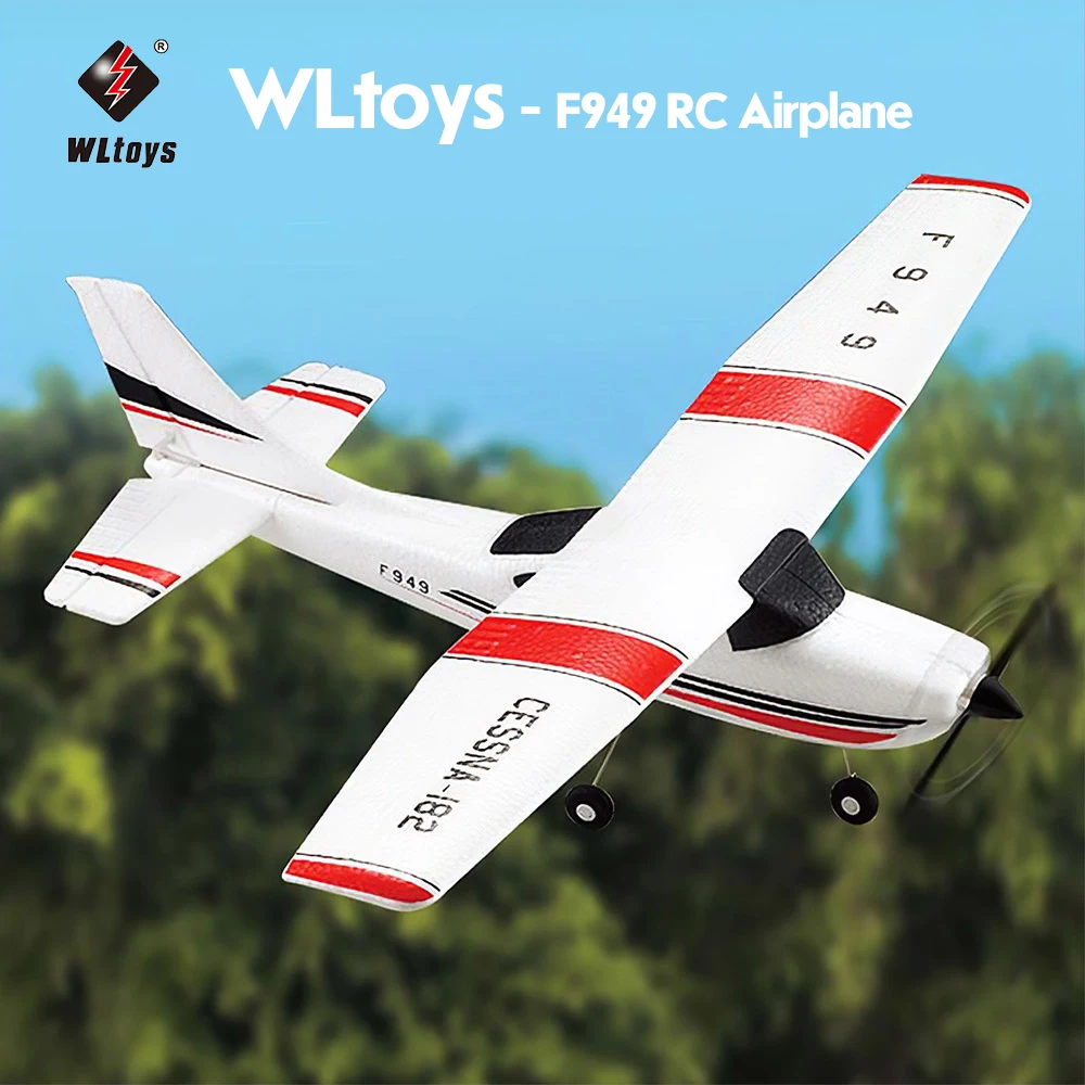 

Wltoys F949 2.4G 3Ch RC Airplane Fixed Wing Plane 360 Degree Rotation Outdoor Plane toys for Beginner Electirc Aerial Aircraft