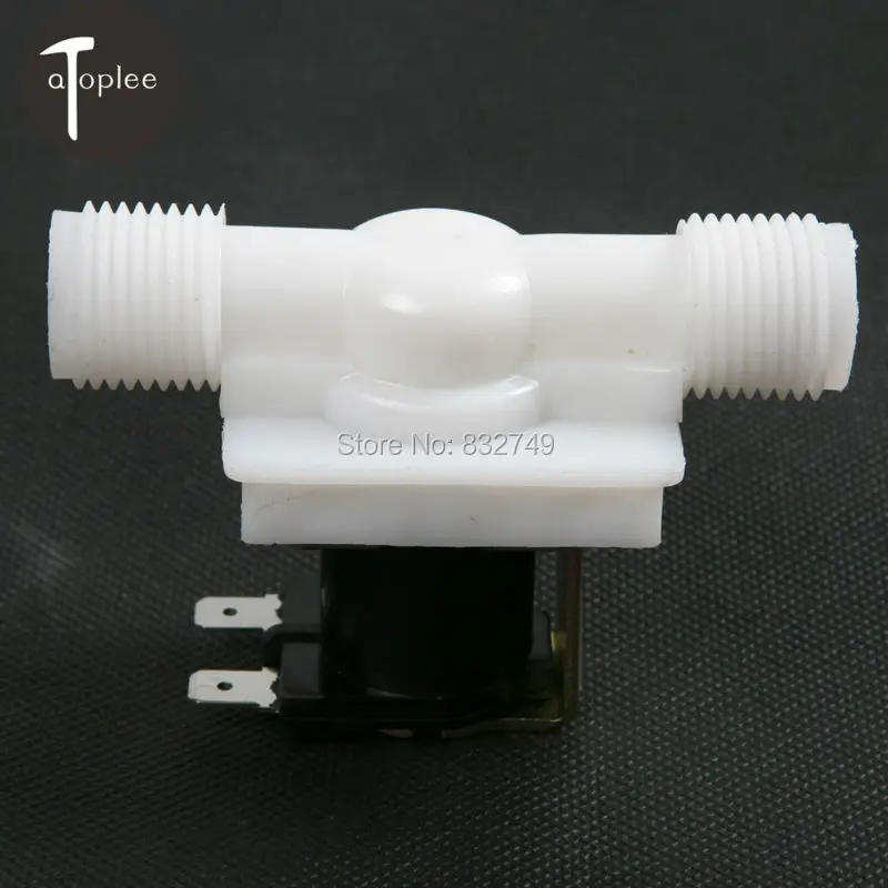 

US USA Stock Warehouse Solenoid Valve Coil DC 12V Electric Solenoid Valve Normally Closed N/C Water Inlet Flow Switch 0 - 0.8Mpa