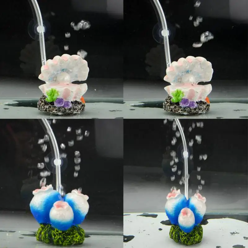 

Artificial Coral Pearl Aquarium Air Bubble Decoration Fish Tank Aerator Scenery Stone Aquarium Ornament Used With Air Pump