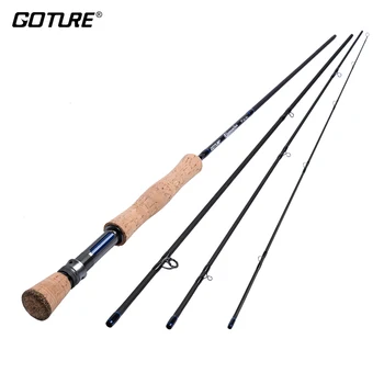 

Goture Bluewater Fly Fishing Rod 9ft 2.7M 30T Carbon Fiber Cork Handle 5wt/6wt/7wt/8wt M/MF Action Tenkara Fly Fishing Rod