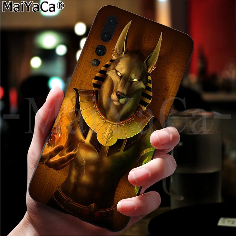 MaiYaCa Mesir Anubis Mewah Unik Desain Ponsel Cover untuk Huawei P20 Pro P20 Lite Mate9 10 20 Lite Honor 10 20pro 20x Ponsel