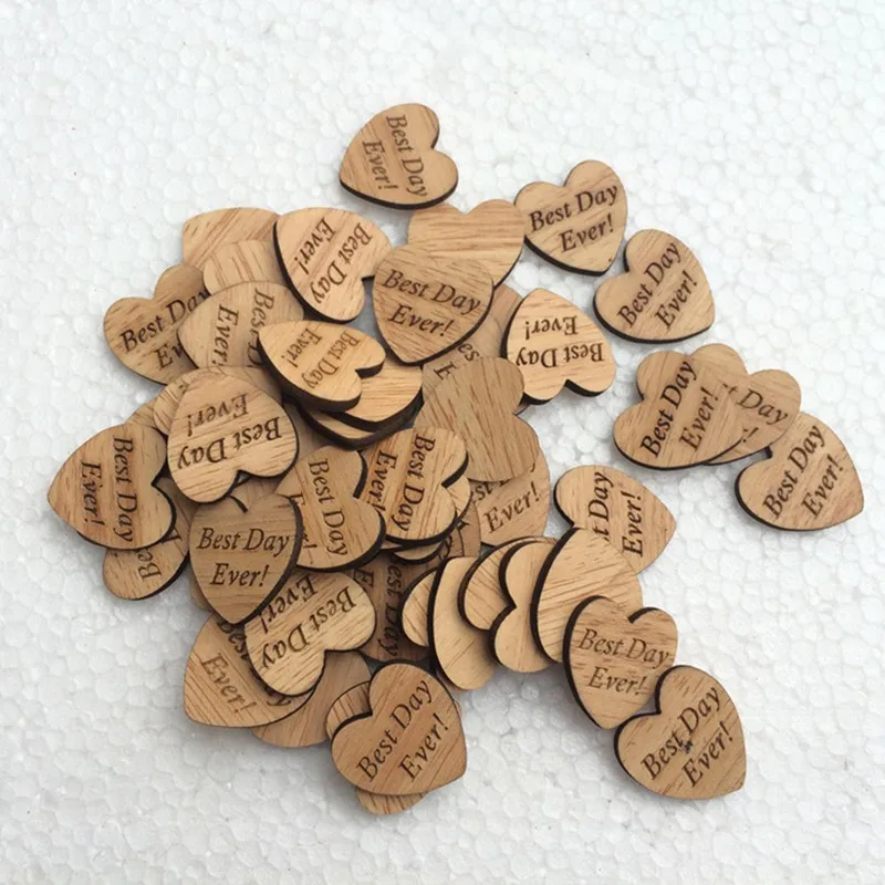 

Natural wood computer laser love DIY wedding supplies wedding decoration shooting props