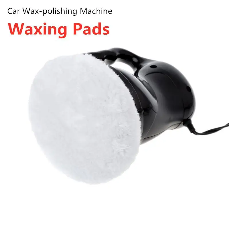 

5 inch Car Care Tools 2PCS Microfiber Bonnets for Waxer Polisher Wax-polishing Machine Cover Pads