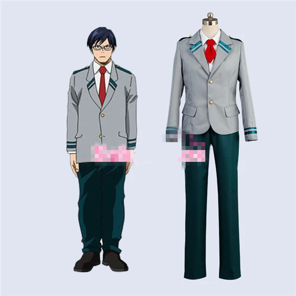 Аниме Мой герой Академия bakugo katsuki izuku midoriya COS пальто + рубашка + брюки + галстук карнавальный костюм + Бесплатная доставка G