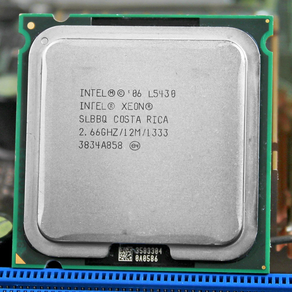 Процессор INTEL XONE L5430 процессор intel L5430 четырехъядерный процессор 2,67 МГц LeveL2 12M работа на LGA 775