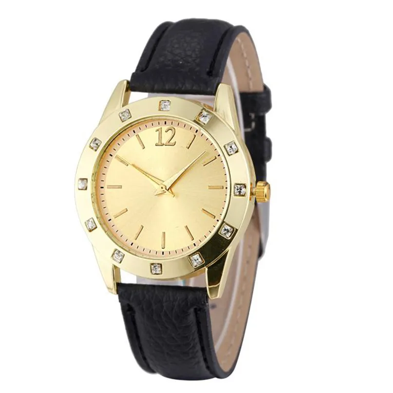 

Irisshine i0270 Women watches Fashion Women Diamond Analog Leather Quartz Wrist Watch Watches lady girl gift wholesale