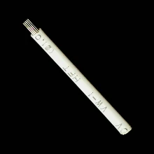 19 круглых игл для ручка-держатель игл Перманентный макияж Высокое качество торговля ручной туман игла для R19 мануального татуажа бровей, иглы для татуажа бровей