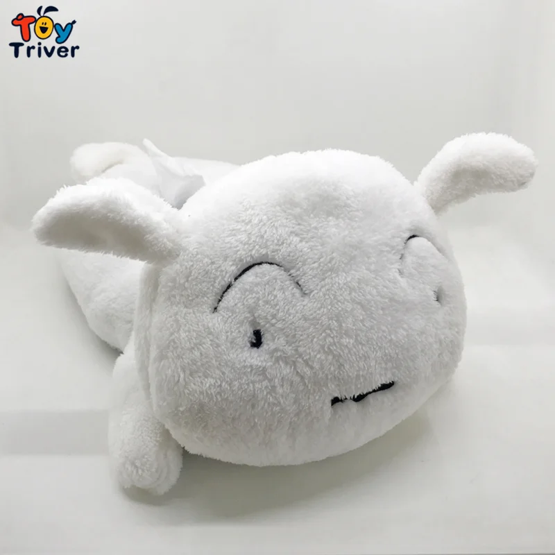 

Shin-Chan Crayon Shin Chan Pet White Dog Plush Toy Stuffed Doll Tissue Box Case Napkin Paper Holder Home Shop Office Car Decor