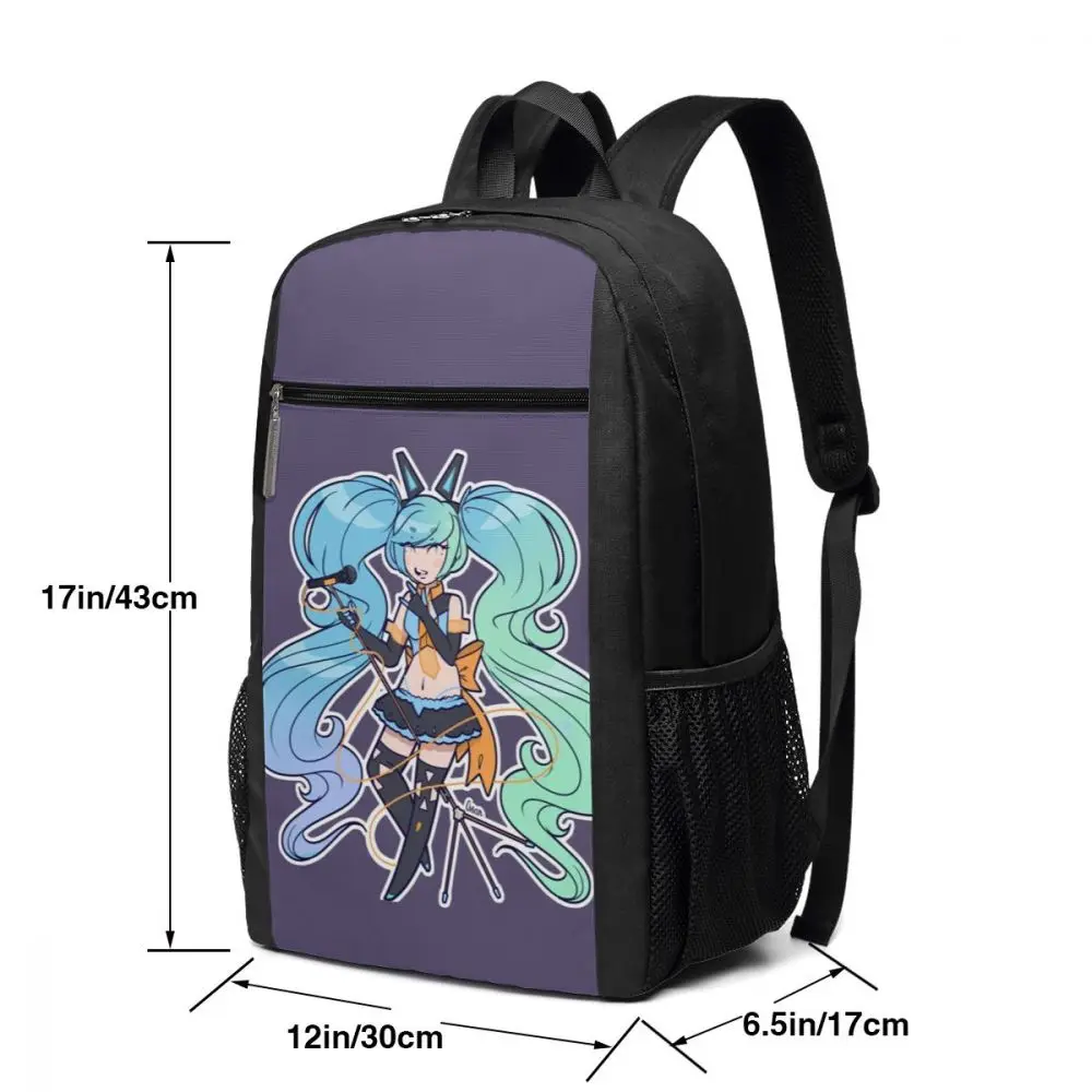 Miku Hatsune рюкзак рюкзаки с Мику Мужская Женская Подростковая сумка
