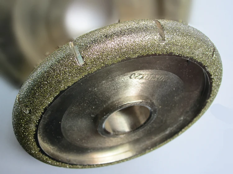 vacuum brazed diamond polishing wheel 140mm outside for stone cement