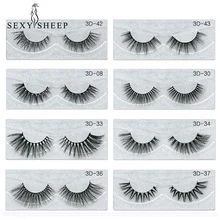 SEXYSHEEP накладные ресницы, искусственные 3D норковые ресницы, накладные ресницы ручной работы, полоска для наращивания ресниц, красивая посылка cilios