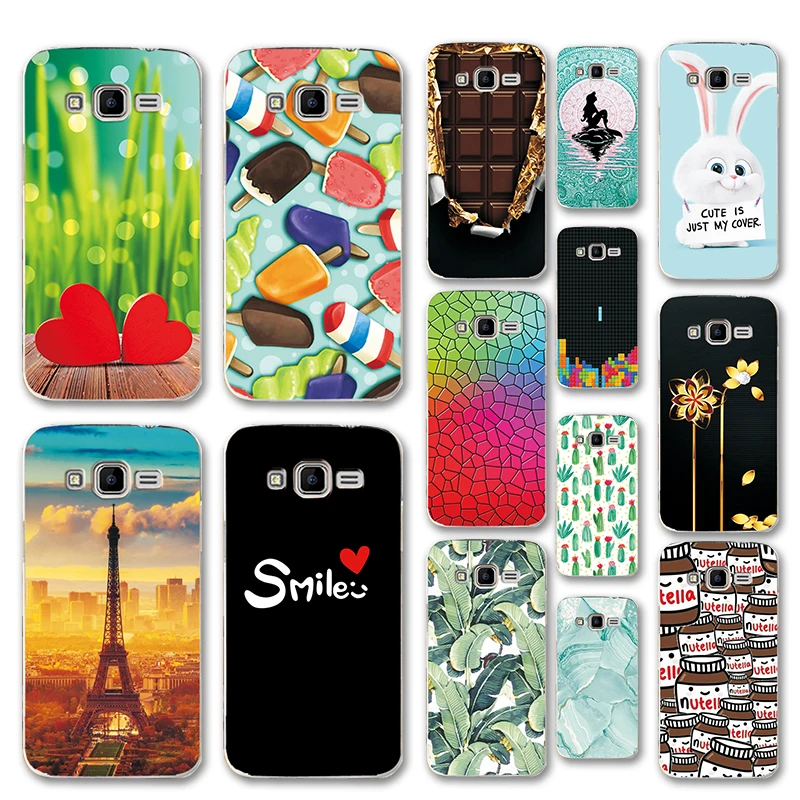 

Cute Cartoon Silicon Case Coque For Samsung Galaxy Core Prime LTE G360 G360H G361H G3608 Various Colorful Mermaid Cover Funda