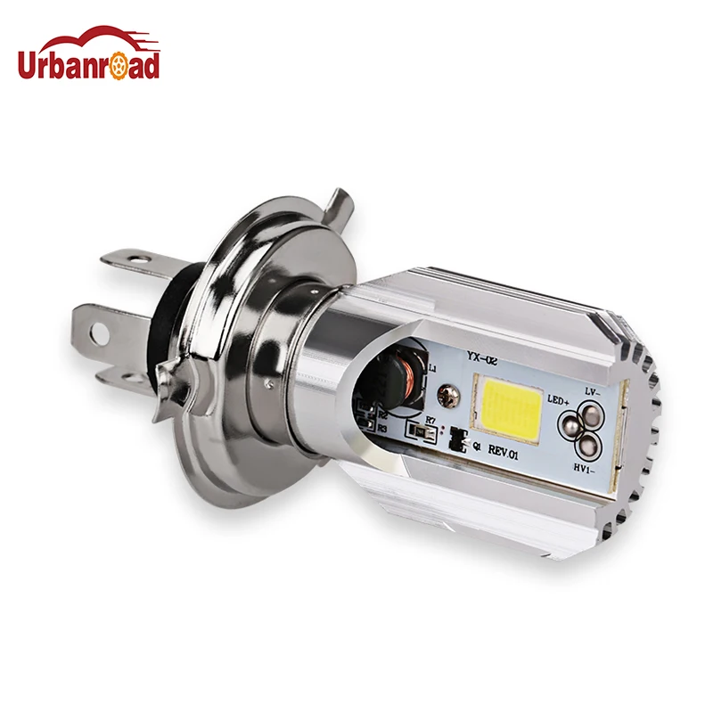 Urbanroad H4 6000K 12V LED Motorcycle Motorbike Headlights HS1 Bike Fog