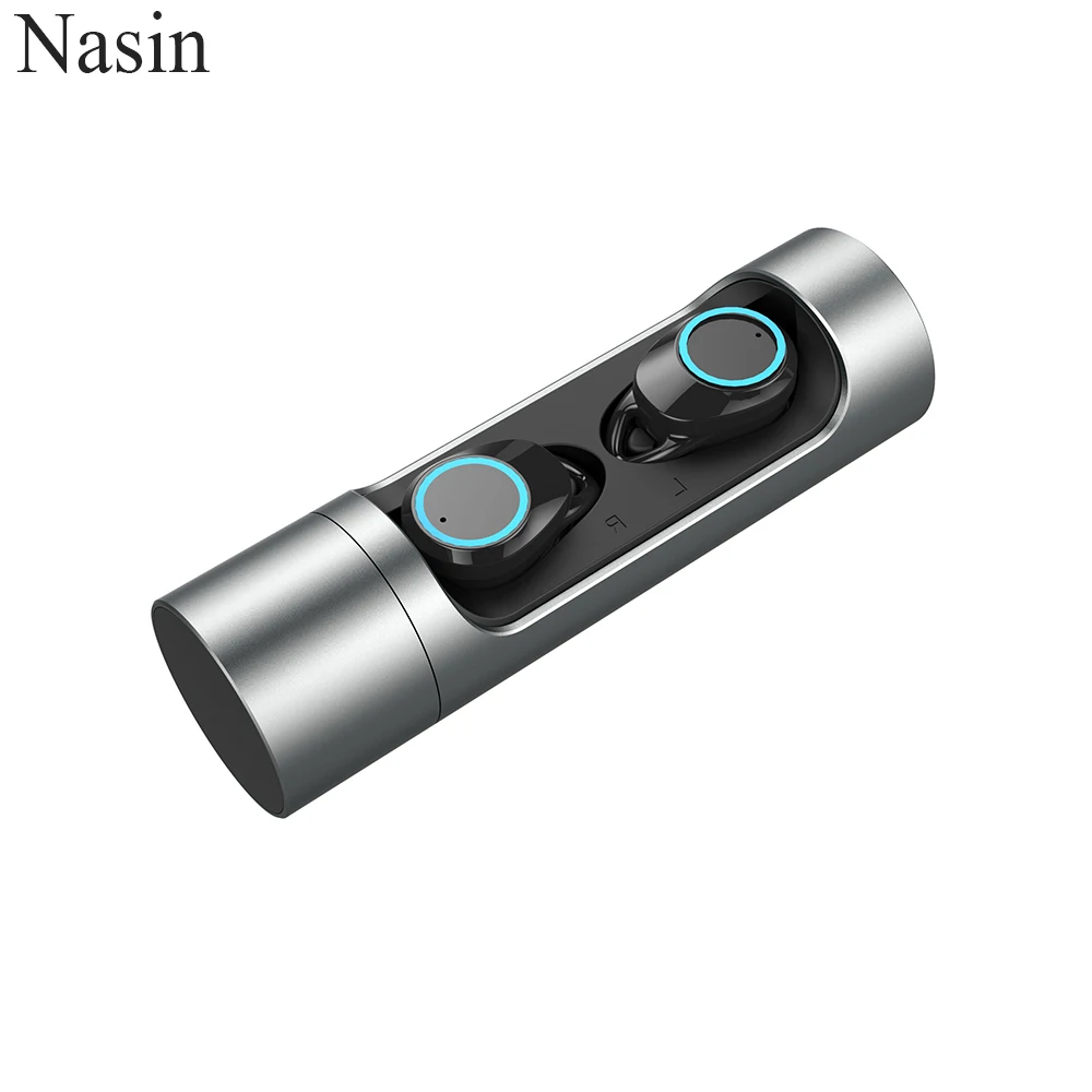 Беспроводные наушники Nasin Touch TWS X8 Bluetooth 5,0, водонепроницаемые наушники IPX7, гарнитура с зарядным устройством для Xiaomi IPhone huawei