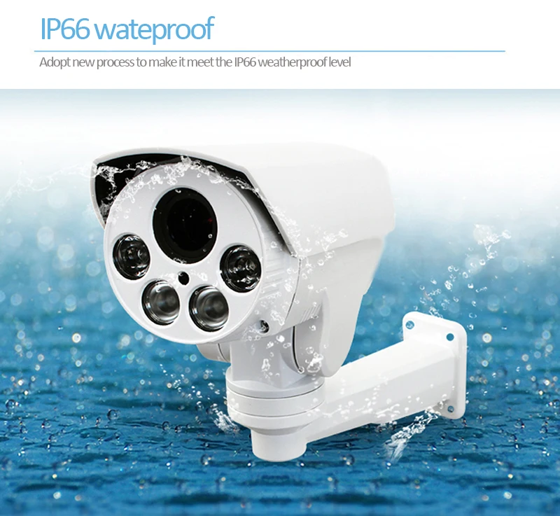  H.265 Starlight 1080P Bullet PTZ 10X / 5X Optical Zoom wi-fi Network Camera Wireless CCTV TF Card S - 32947897589