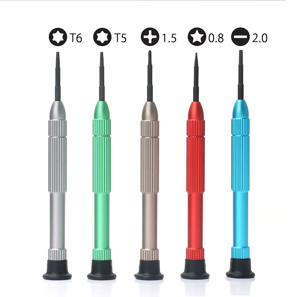 Buy 5 in 1 Precision Screwdriver Set with Spinning Top for iPhone Samsung