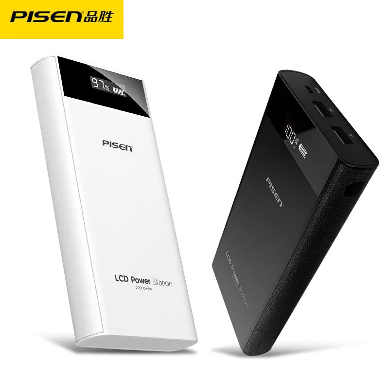 

Universal 20000mAh Power Bank Dual USB Portable LCD Powerbank External Battery Charger Pack For iPhone xiaomi Power bank20000mAh