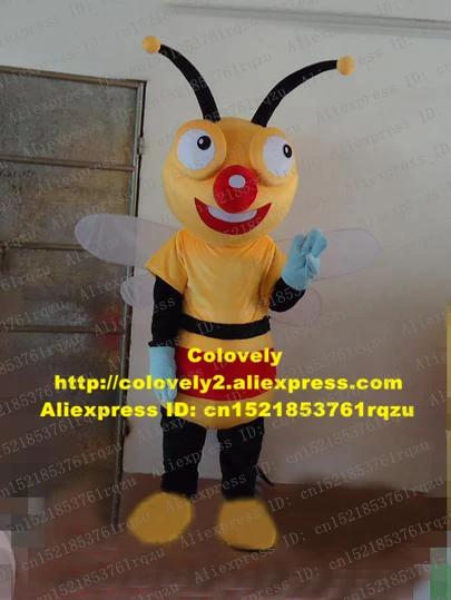 攪拌オレンジ蜂ミツバチハチホーネット蝶マスコット衣装漫画のキャラクターマスコット白羽赤鼻口zz1497 Hornets Bee Mouth Nosemouth Costume Aliexpress
