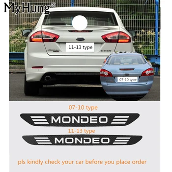 

For Mondeo 07-10 Carbon Fiber Vinyl Rear Windshield Brake Light Decoration Sticker Brake Lights Stickers For Ford Mondeo 11-13