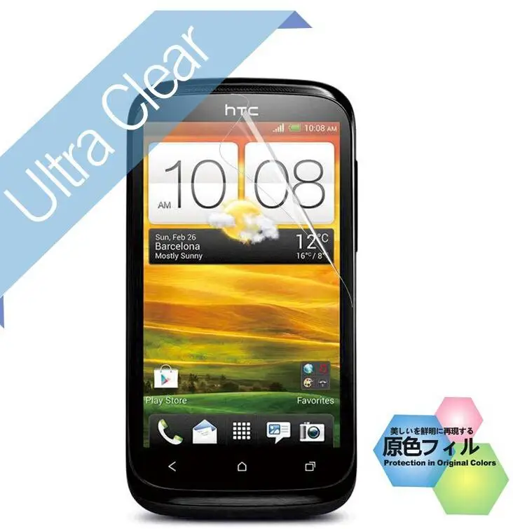 

For HTC Desire X T328e Screen Protector,High Clear Protective Film Guard With Retail Packing,3Pcs/lot Free Shipping
