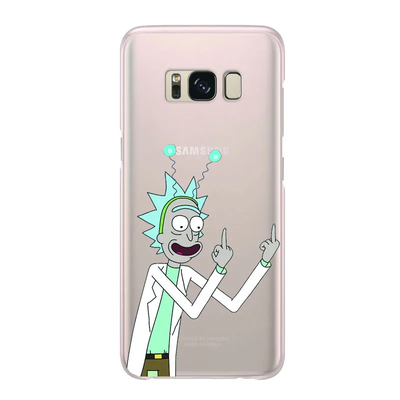 Kuliai смешной мультфильм комикс мем Рик и Морти чехол для Galaxy S6 S9 S9Plus S7 Edge S8 Plus NOTE8 NOTE3