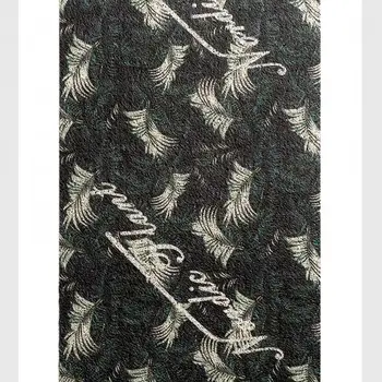 

Green Palm Leaves Pattern Home Entrance Rug Non-slip Doormats Home Decor Hallway Doormats Rectangle PVC Carpet Rug Floor Mat