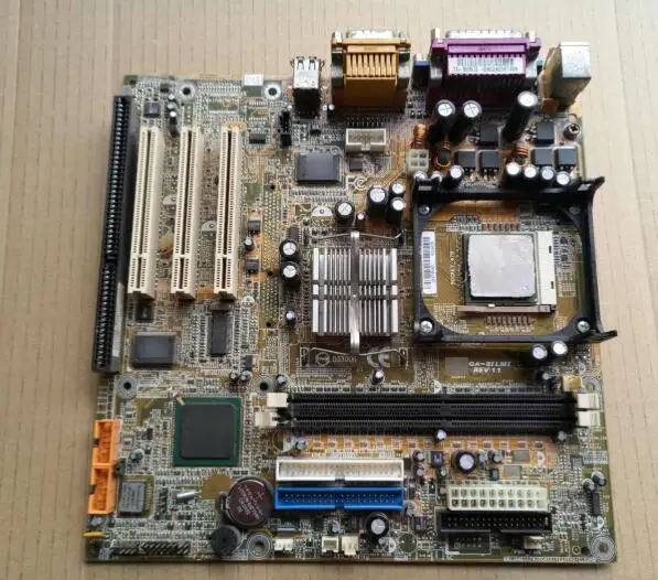 OK IPC плата GA-8ILMI REV1.1 845GL Промышленная материнская плата с Процессор VGA 3* PCI 2* LAN 1* ISA IPC доска