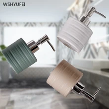 Прямые продажи, керамическая бутылка для лосьона, бутылка для мытья рук в отеле, бутылка для шампуня и душа, бутылка для хранения в ванной комнате