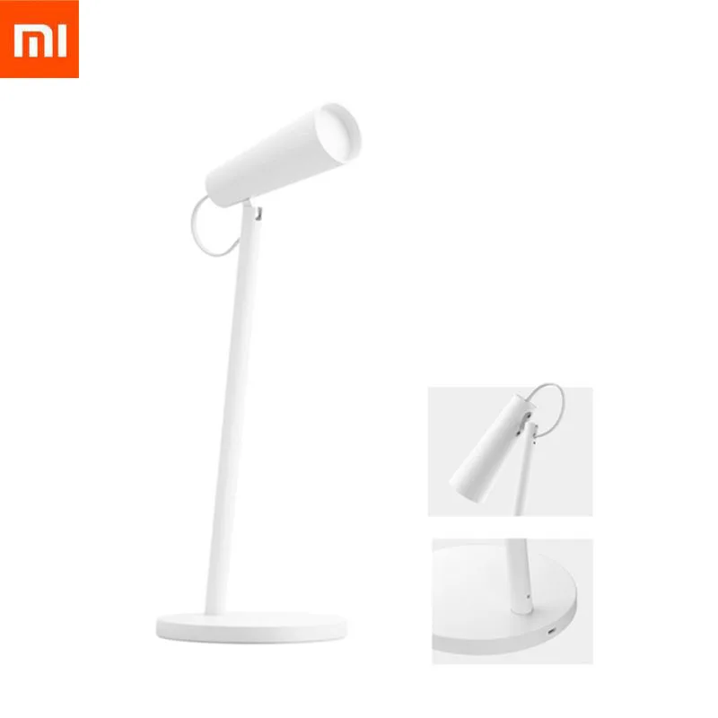 

Original Xiaomi Mijia Charging Desk Lamp Rechargable 2000mah Battery 3 Grade Modes Dimming 2600k 3200k 4500k Light Portable Lamp