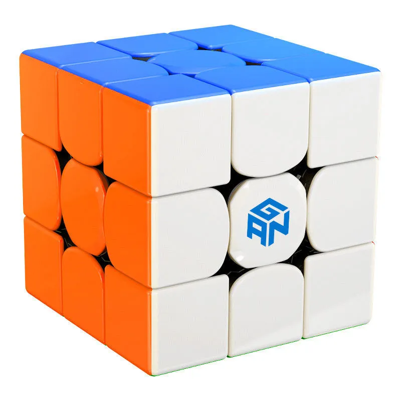 GAN356R Stickerless Пластик 3x3x3, волшебный куб, конкурс извилистый паззл быстро ультра-Гладкий Скорость головоломка, куб, игрушки